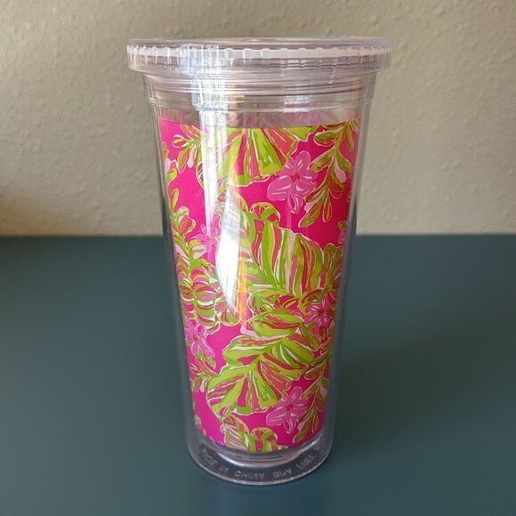 LILLY PULITZER Plastic Tumbler In Jungle Tumble - Picture 4 of 9